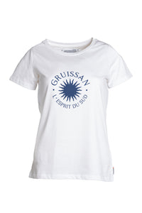 T-shirt Logo Gruissan Blanc