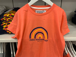 T-Shirt Arc-en-ciel Corail Enfant
